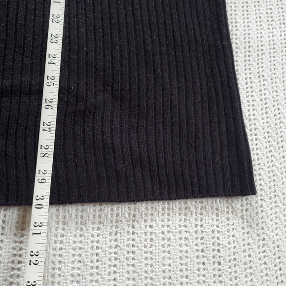 VTG 90's Y2K EIGHT Sweater Men's XXL Maroon Black Long Sleeve Ribbed Knit - Picture 5 of 7